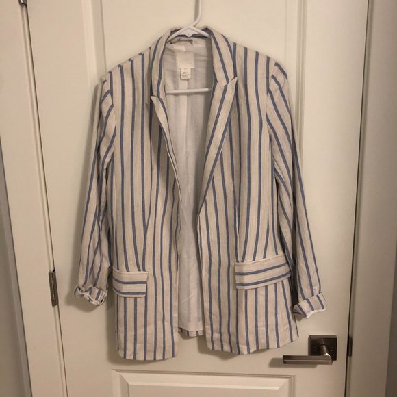 Linen Blazer Straight Cut H&M - Picture 5 of 6